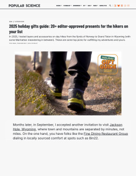 2025 holiday gifts guide: 20+ editor-approved presents for the hikes on your list