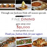 Fine Dining Restaurant Group Gives Away Over $31,000 Through 2013 Off-Season Specials