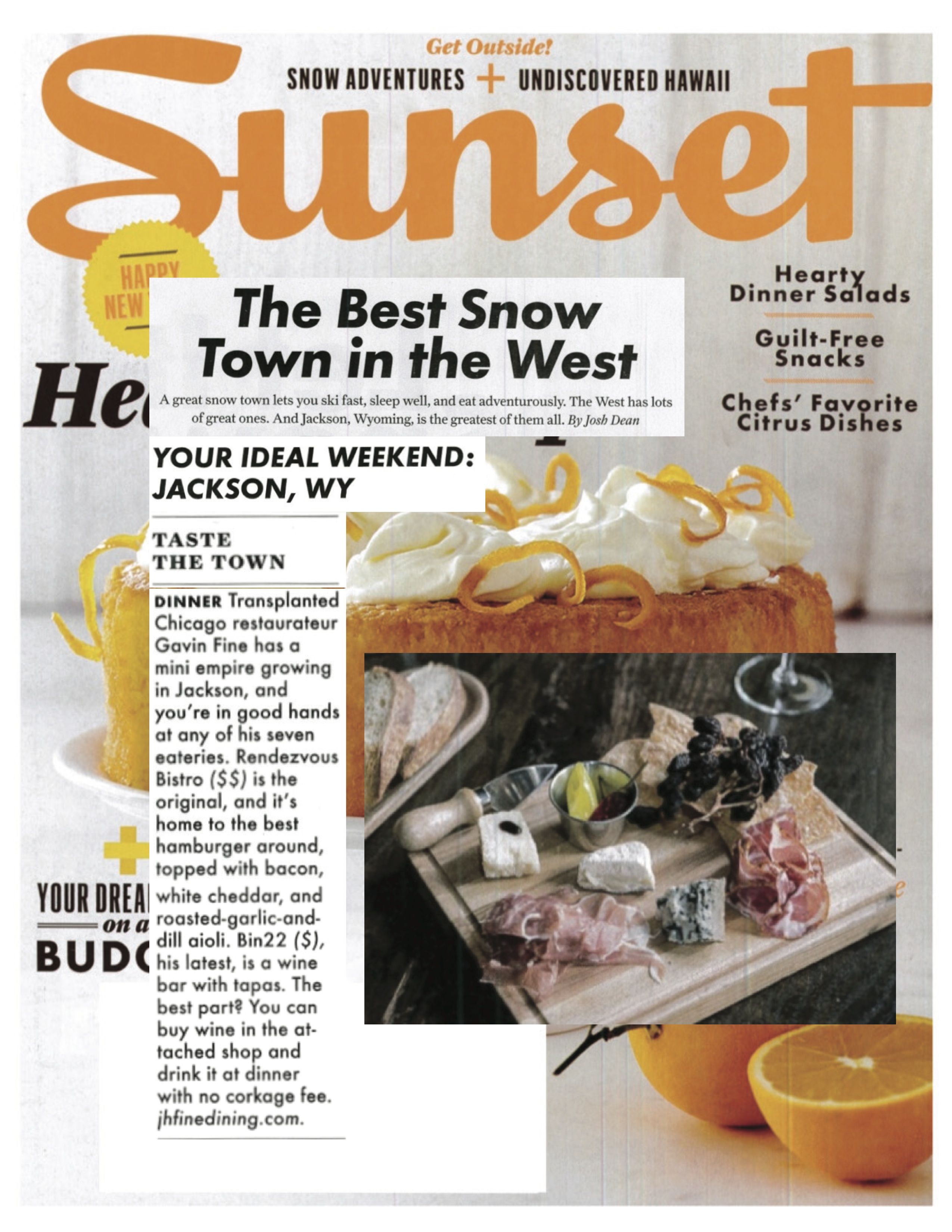 Press item at Bin 22 - Sunset Magazine